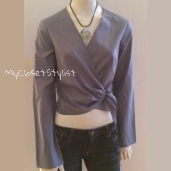 Banana Republic Tops - BANANA REPUBLIC $239 Shimmer SILK SHANTUNG TOP! S